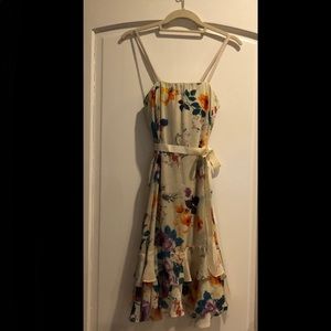 Isaac Mizrahi Flowy Floral Spaghetti Strap Dress